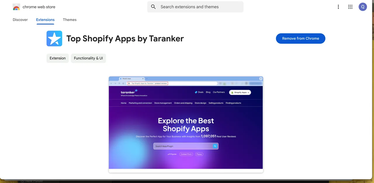 Discover the Top Shopify Apps Extensions by Taranker 